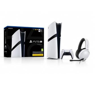 Konsola Sony PlayStation 5 Pro (PS5) 2TB + Słuchawki Przewodowe INZONE H3 Biały