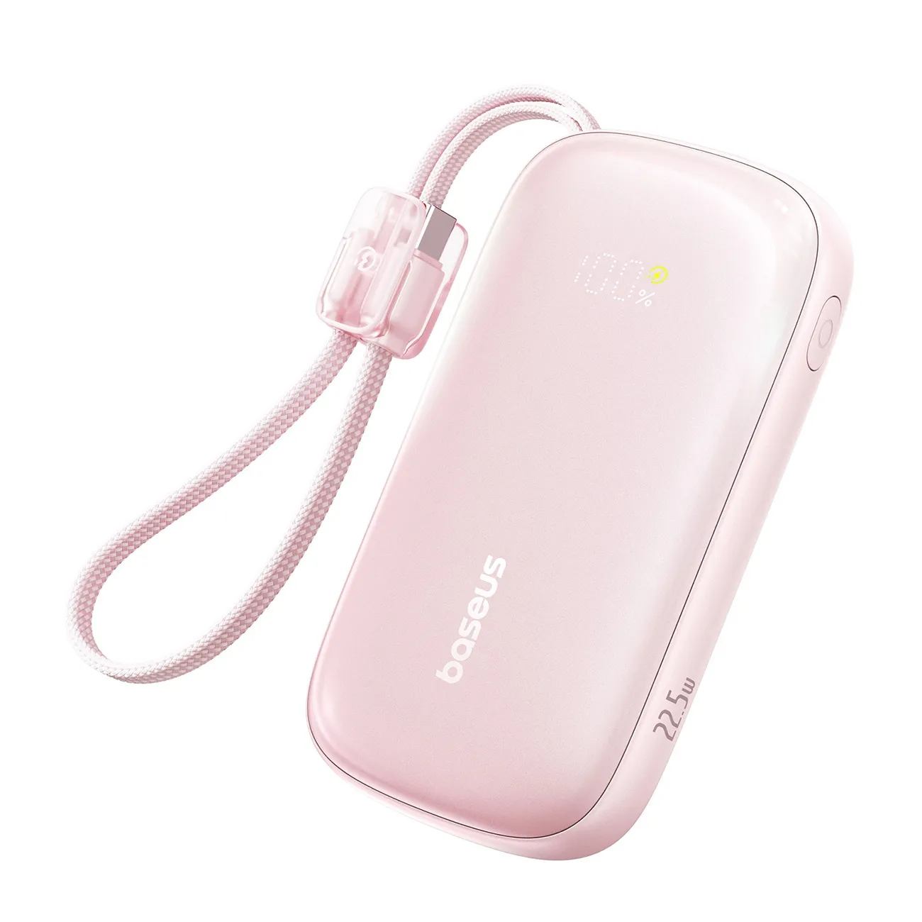 Powerbank Baseus EnerFill FC21 Qpow3 Ultra 20000mAh 22,5W Różowy + Kabel Lightning - USB-C