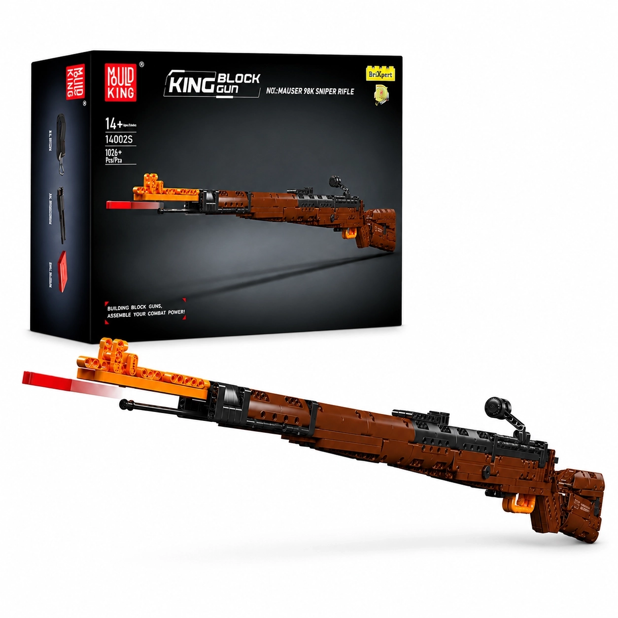 Zabawka Mould King MK14002S – Mauser 98K 1117 elementów