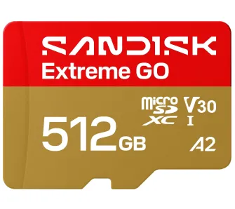 Karta pamięci SANDISK EXTREME GO microSDXC 512GB 160MB/s
