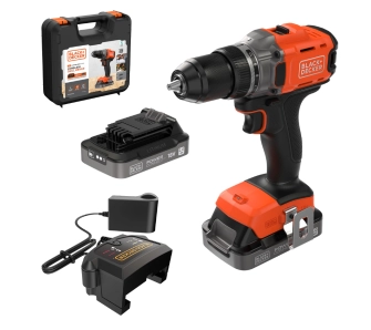 Wiertarko-wkrętarka Black&Decker BCD382D2XK-QW