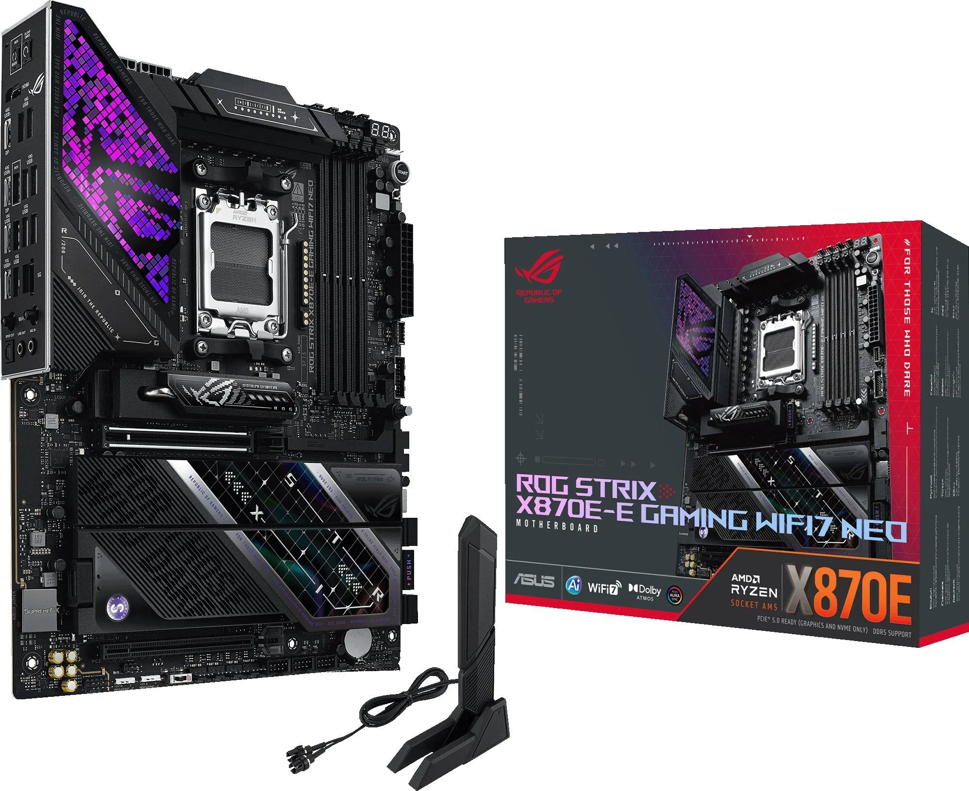 Płyta główna ASUS ROG STRIX X870E-E GAMING WIFI7 NEO
