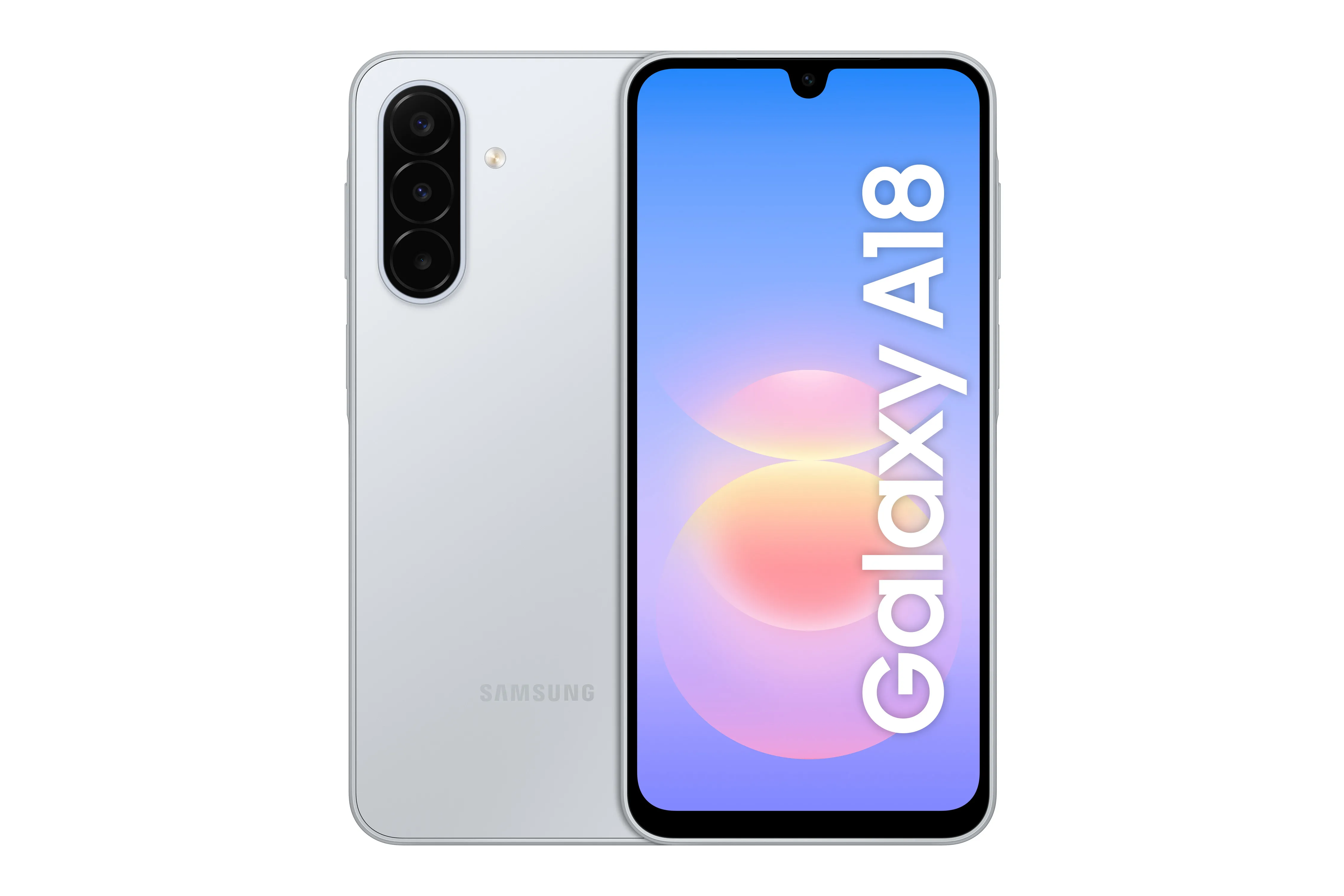 Smartfon Samsung Galaxy A18 4/128GB Funkcje AI 6,7" 90Hz 50Mpix Srebrny SM-A185