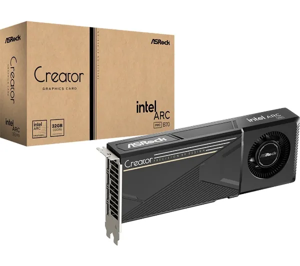 ASrock Arc Pro B70 Creator 32GB GDDR6 256bit
