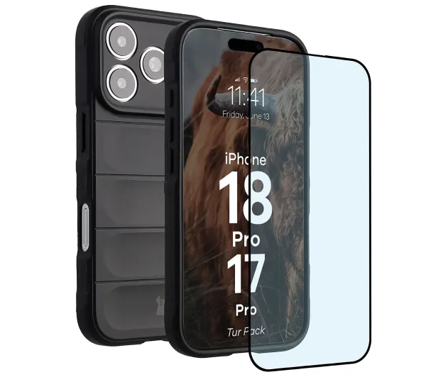 Bizon Tur Pack do iPhone 18 Pro / 17 Pro Czarny