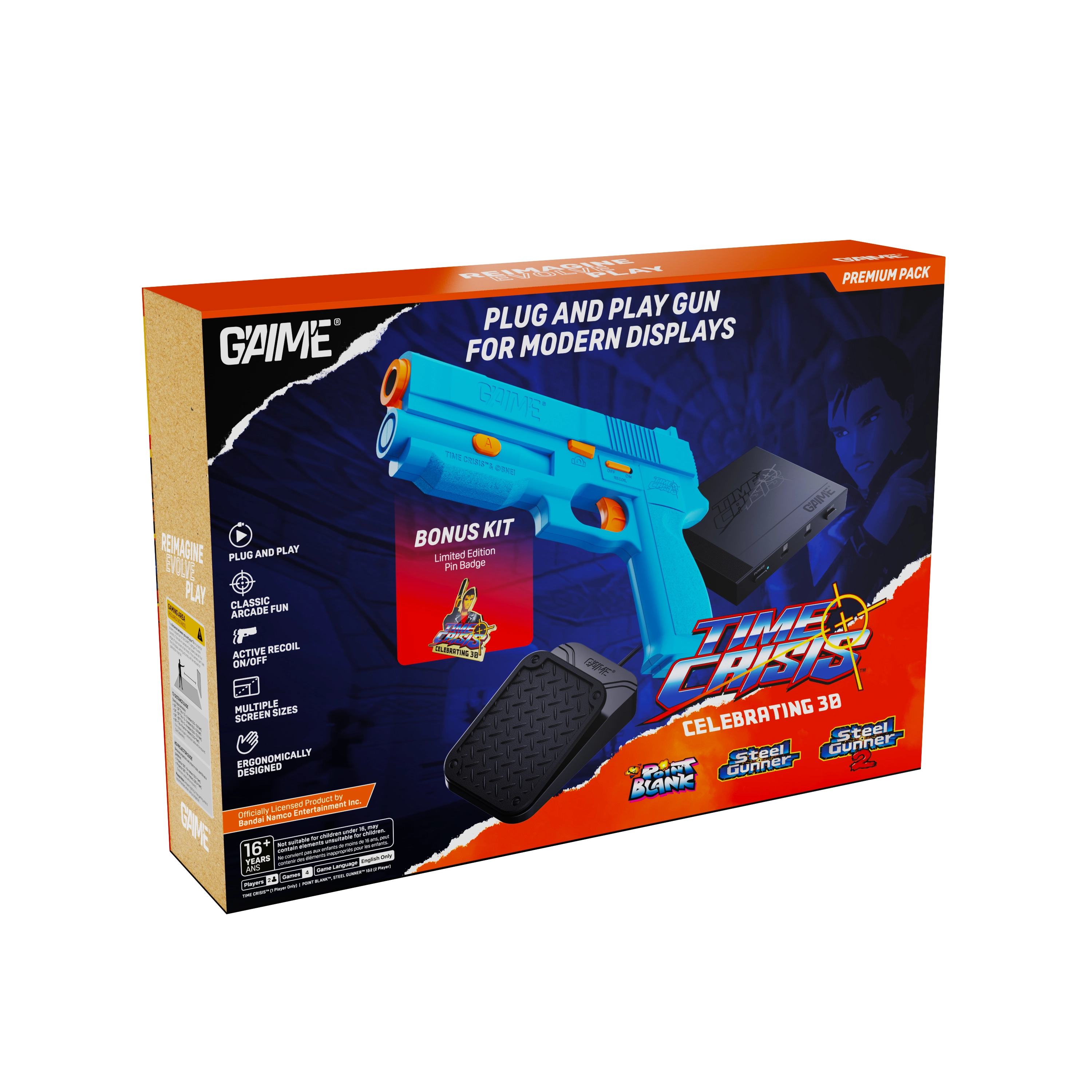Konsola GAIME Time Crisis Premium Pack