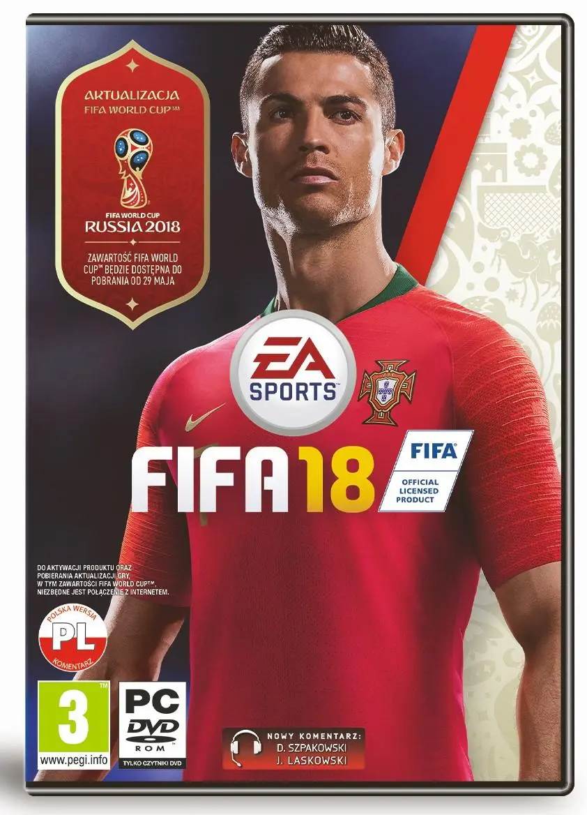 FIFA 18 + aktualizacja 2018 FIFA World Cup Russia Gra na PC
