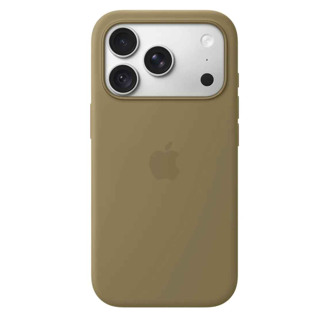 Etui Apple Silicone Case z MagSafe do iPhone 18 Pro Oliwka