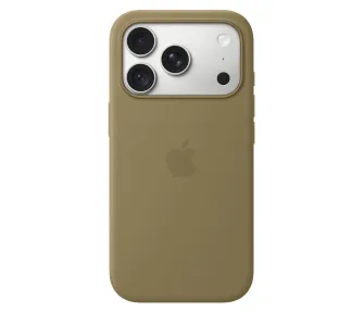 Etui Apple Silicone Case z MagSafe do iPhone 18 Pro Oliwka
