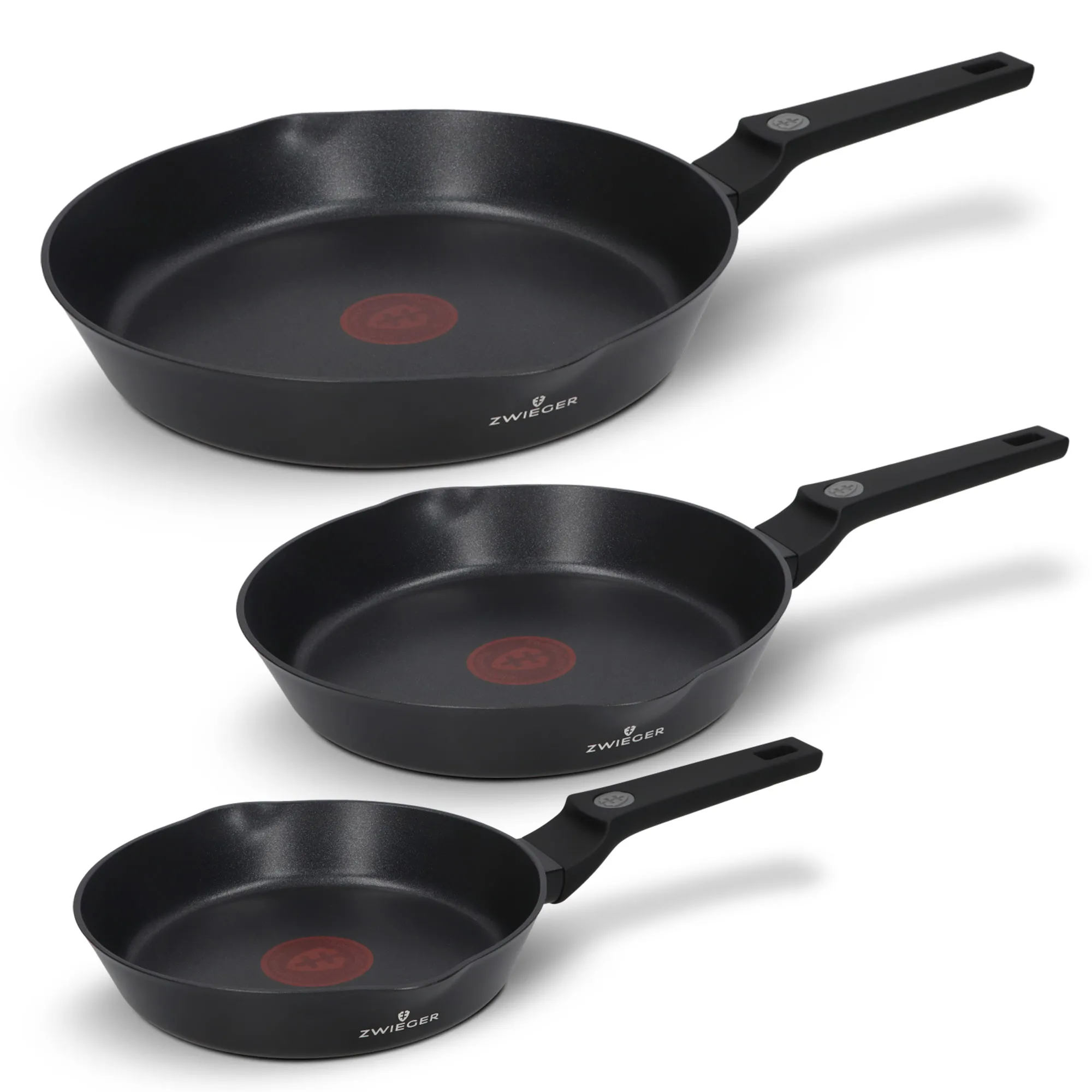 Zestaw patelni Zwieger Korra ZW-PZKOR-2144 Indukcja Tytanowa 20cm, 24cm, 28cm