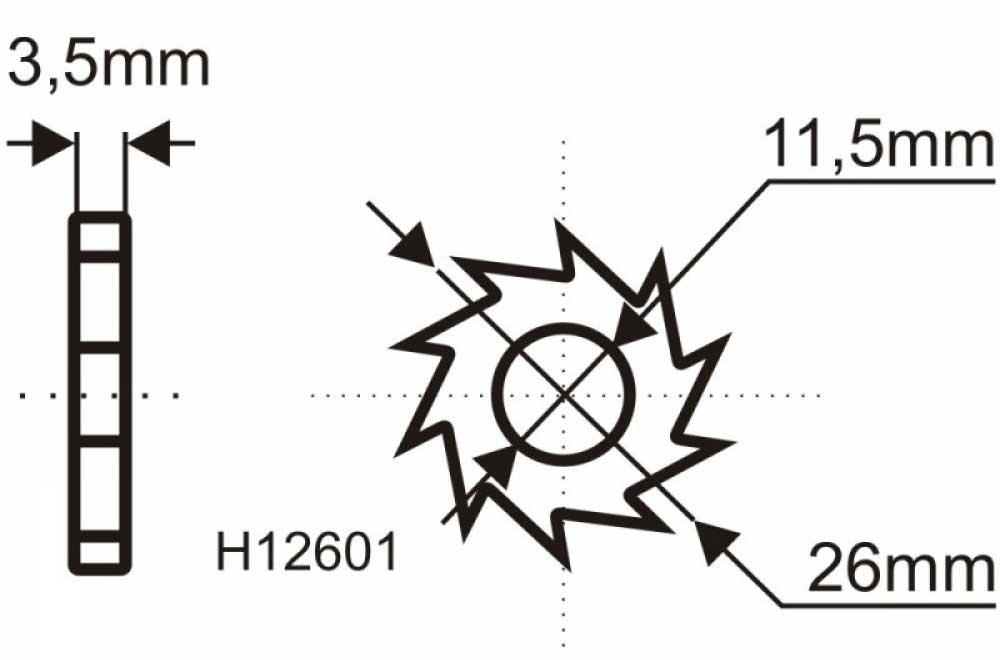 Ostrza Dedra H12601