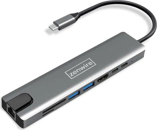 Hub USB Zenwire BYL-2009 Szary