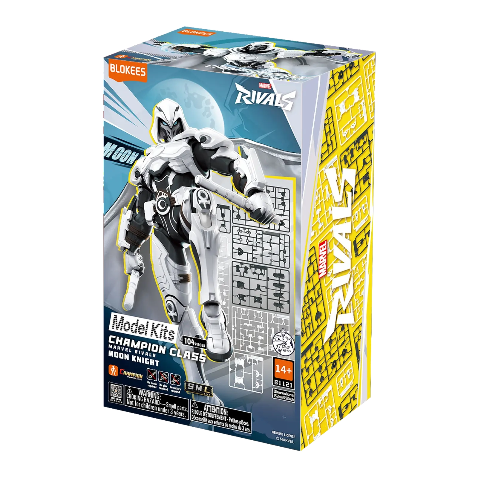 Model do składania Blokees Marvel Rivals - Champion Class 10 Moon Knight