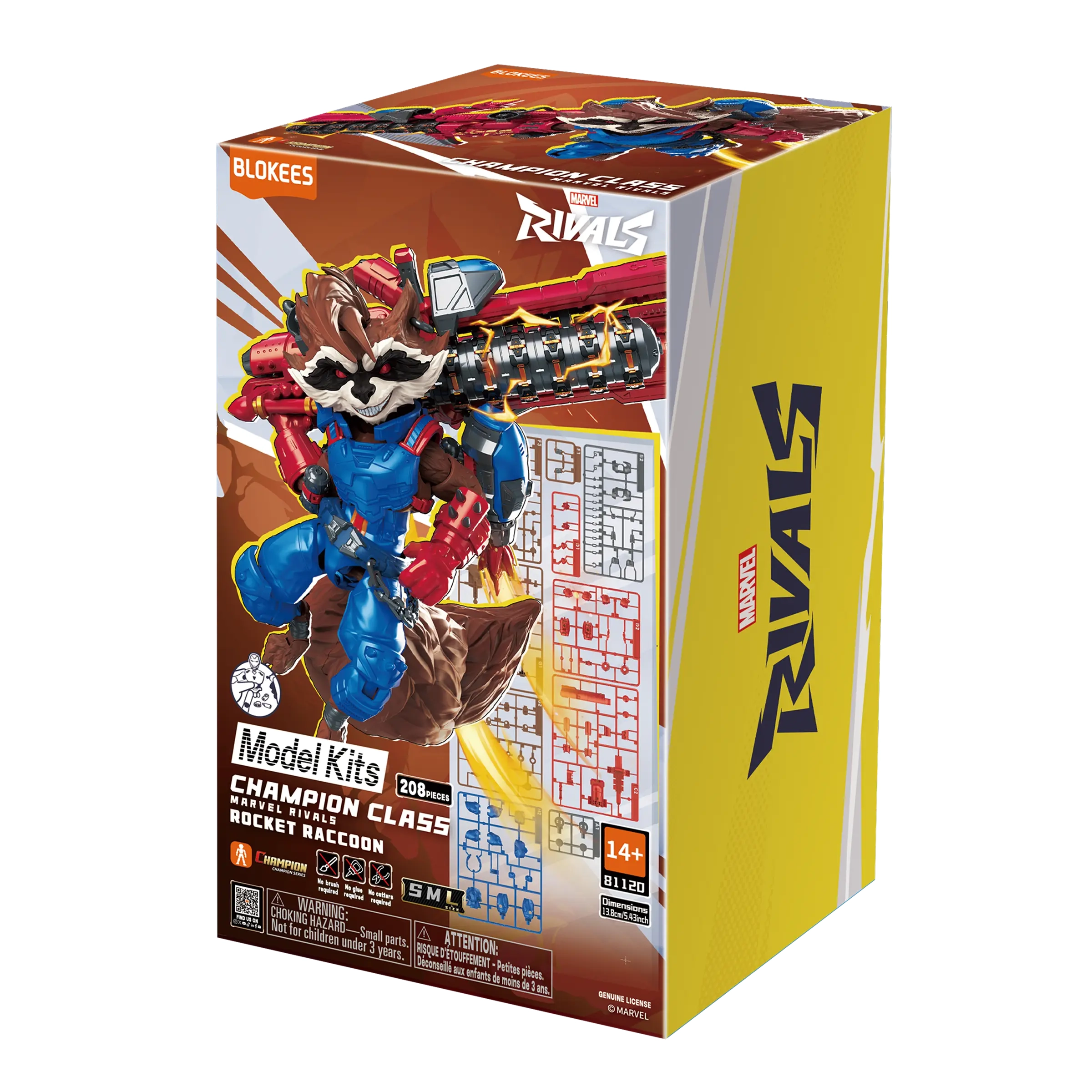Model do składania Blokees Marvel Rivals - Champion Class 08 Rocket Raccoon