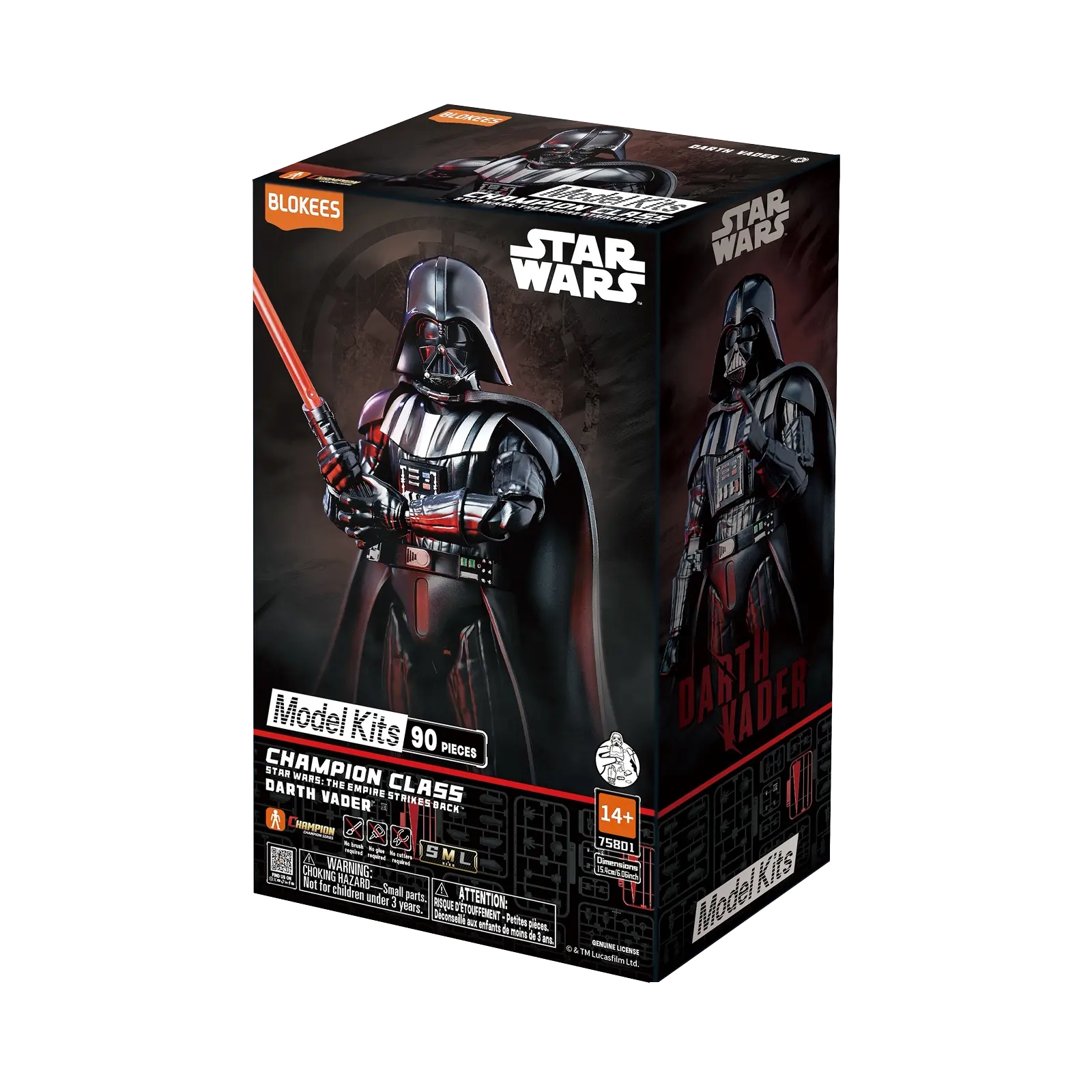 Model do składania Blokees Star Wars Champion Class 01 - Darth Vader