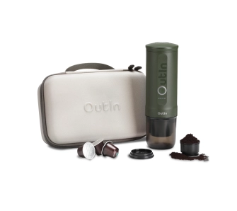 Ekspres przenośny Outin Nano Travel Kit Forest Green OTEM-01-FG-BAG