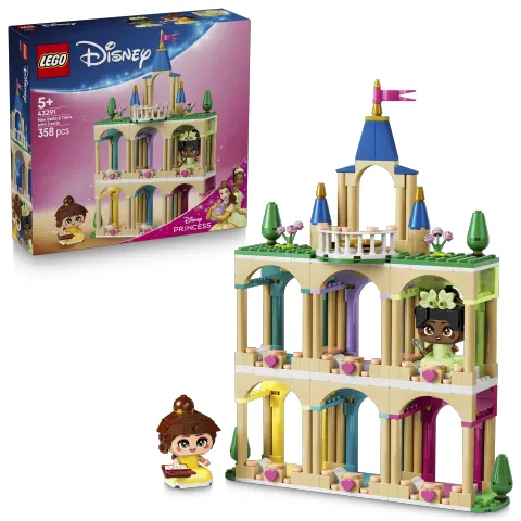 LEGO 43291 Disney Mała Bella i Tiana z zamkiem