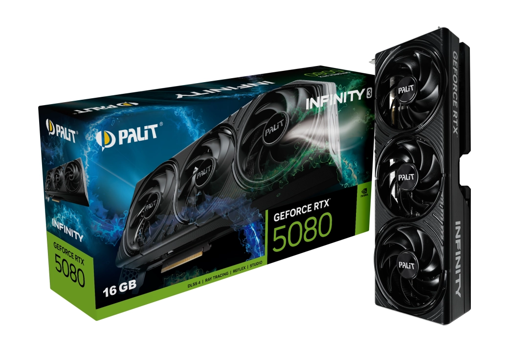Karta graficzna Palit GeForce RTX 5080 Infinity 3 16GB GDDR7 256bit DLSS 4