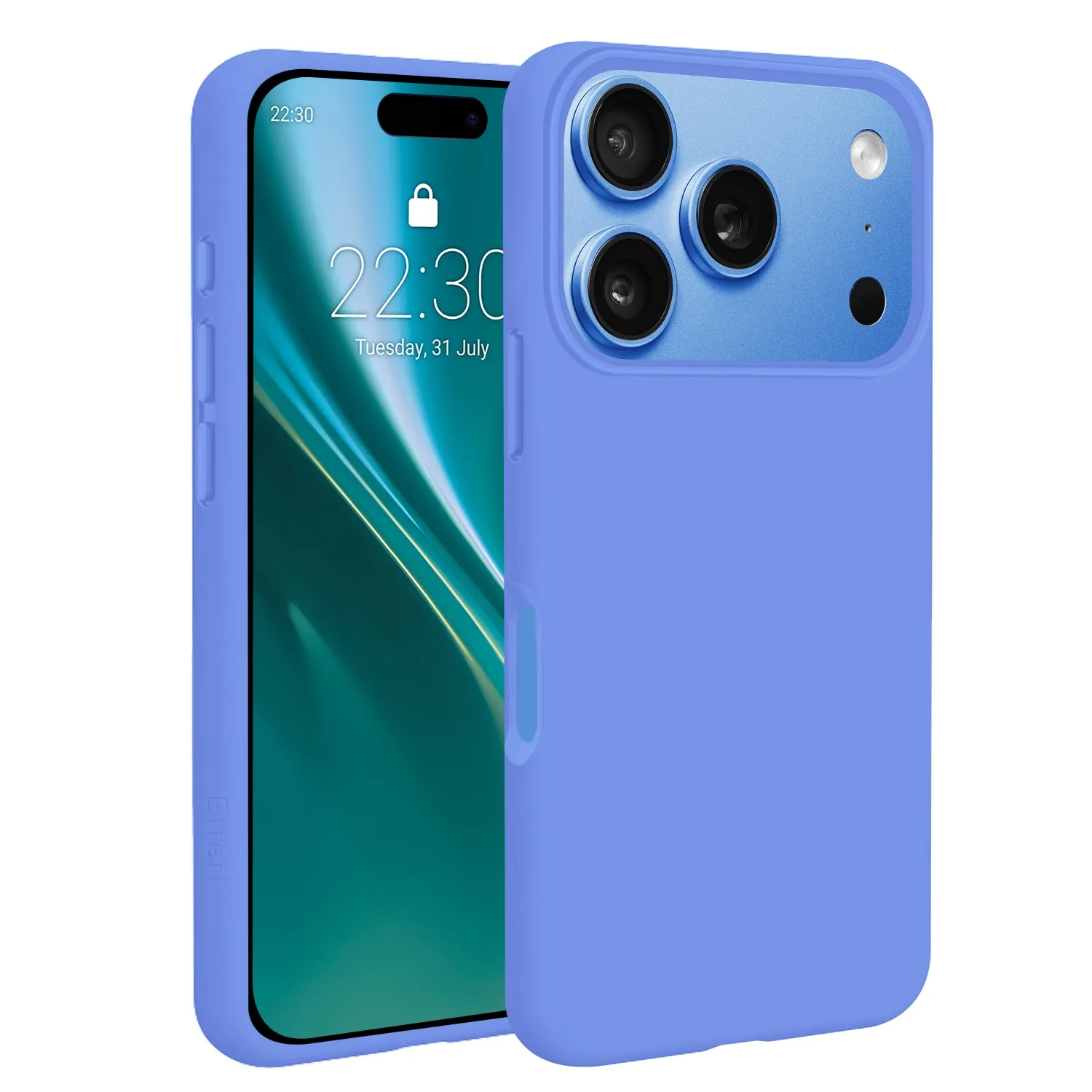 Etui Etteri Silicone Mag do iPhone 18 Pro / 17 Pro Jasnoniebieski