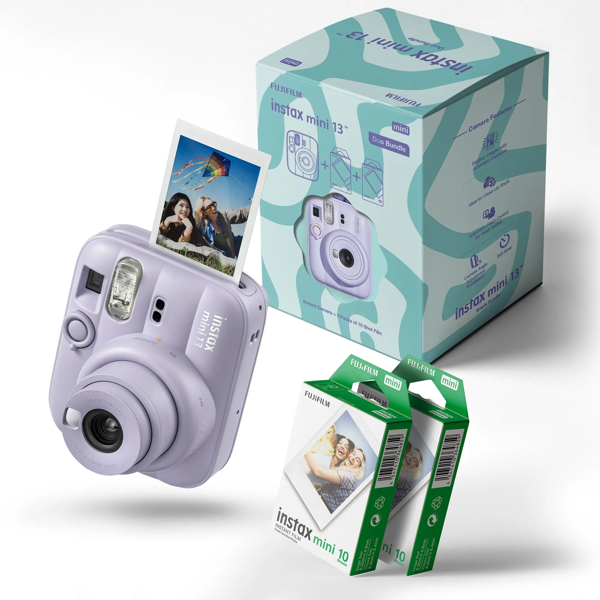 Aparat Fujifilm Instax MINI 13 Purpurowy + wkłady 10x2