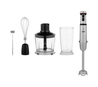 Blender Raven EBR009 1300W Rozdrabniacz Końcówka do ubijania Spieniacz do mleka Funkcja kruszenia