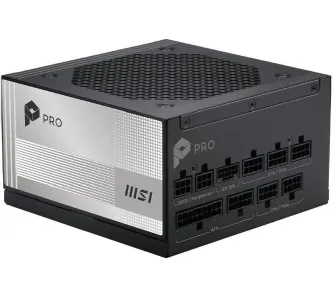 Zasilacz MSI PRO A1000PL PCIE5 1000W 80+ Platinum Czarny