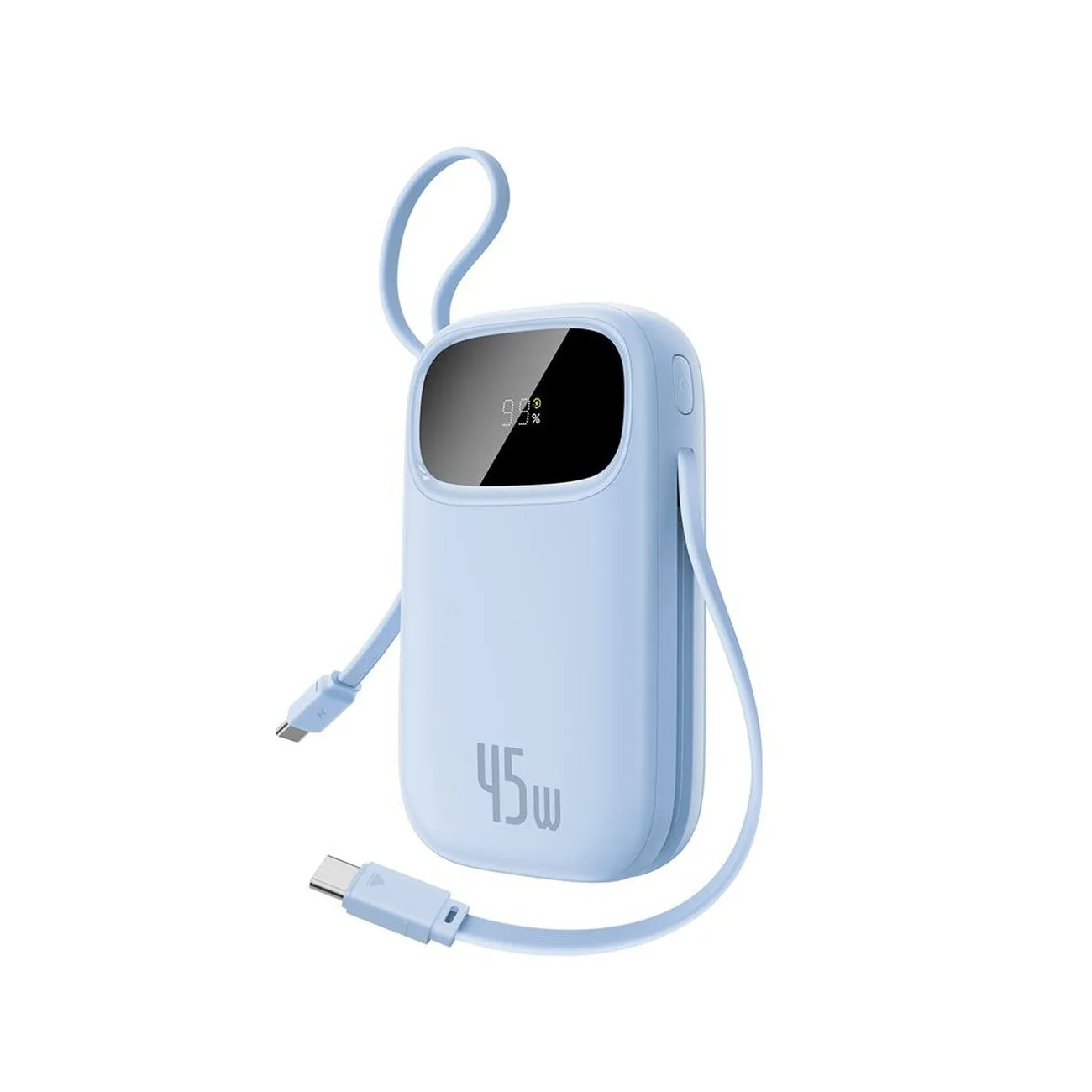 Powerbank Baseus EnerFill FC31 QPow3 20000mAh 45W z wbudowanymi kablami 2xUSB-C Niebieski