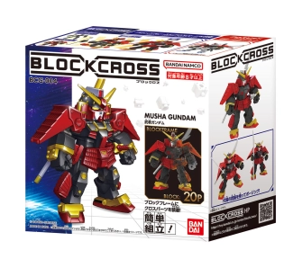 Model do składania Bandai Blockcross Gundam - Musha Gundam