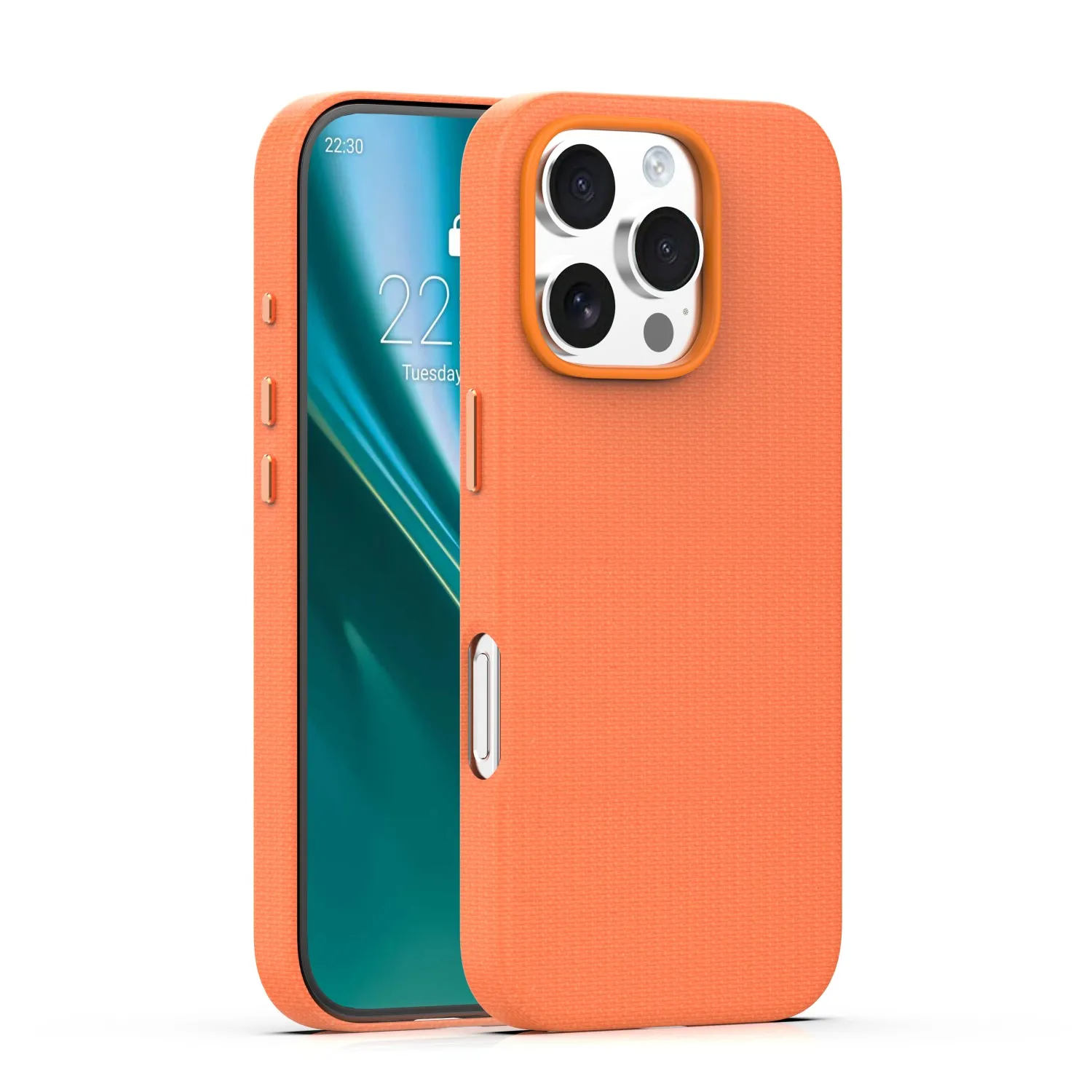 Etui Etteri Elegant Mag do iPhone 16 Pro Max Pomarańczowy