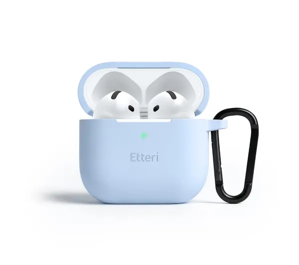 Etteri silikonowe do AirPods 4, AirPods 5 Jasnoniebieski