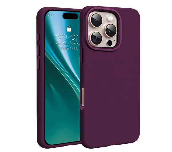 Etteri Silicone Mag do iPhone 16 Pro Bordowy