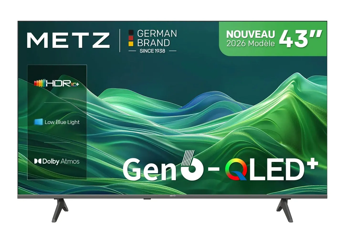 Telewizor Metz 43MQH7500Z 43" QLED 4K 120Hz HSR Google TV Dolby Vision HDMI 2.1 DVB-T2