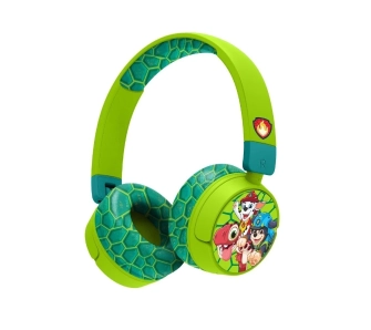 Słuchawki bezprzewodowe z mikrofonem OTL Technologies Paw Patrol: The Dino Movie Wireless Dla Dzieci Nauszne Zielony