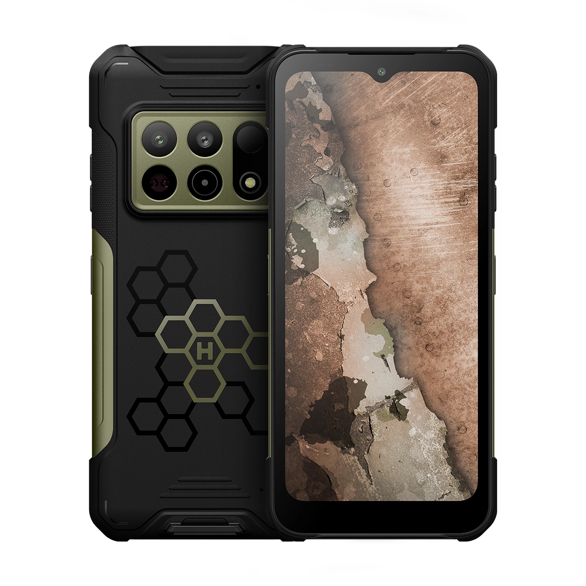 Smartfon HAMMER Construction 3 Thermal 5G Military Edition 12/256GB 6,58" 120Hz 50Mpix Czarno-Zielony