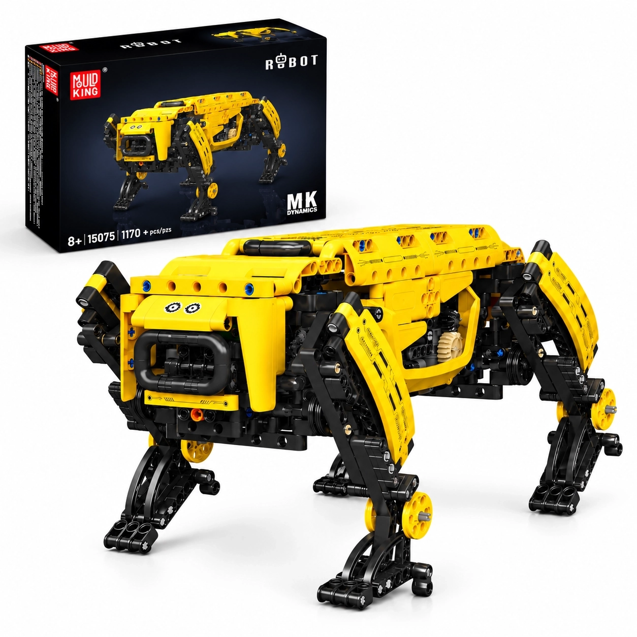 Mould King 15075S - Boston Robot Dog, 921 elementów Zółty - Dobra cena ...