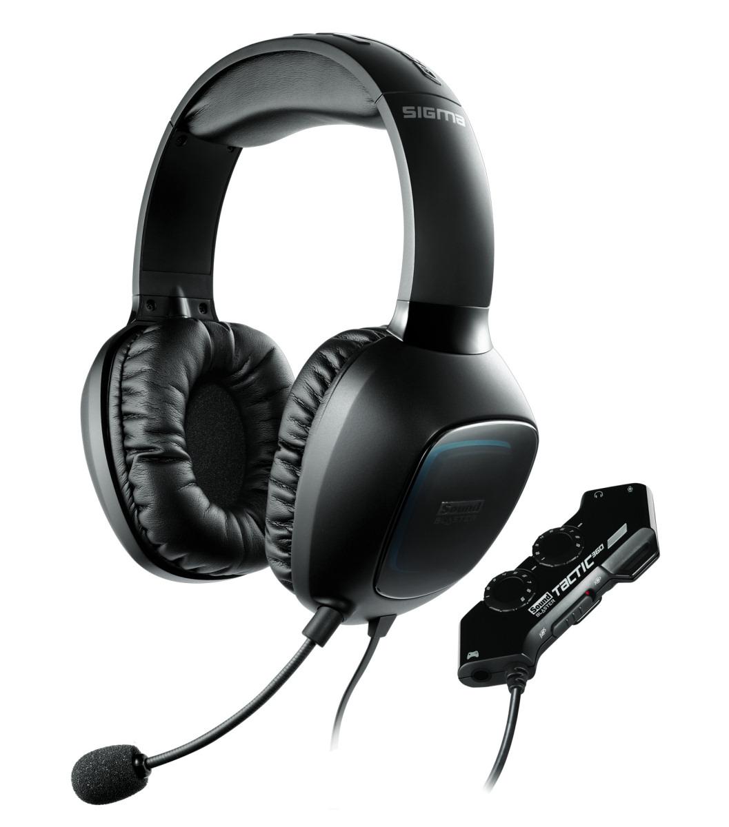 Słuchawki przewodowe z mikrofonem Creative Sound Blaster Tactic360 Sigma