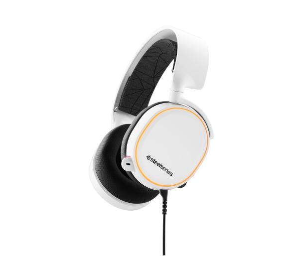 słuchawki z mikrofonem SteelSeries Arctis 5 (biały)