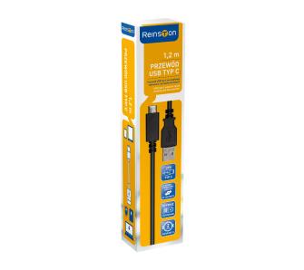 Kabel Reinston EKT14 USB-C 1,2m Czarny