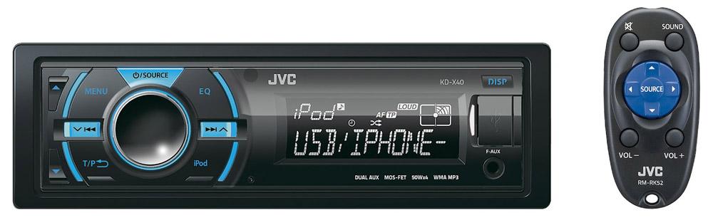 Radioodtwarzacz samochodowy JVC KD-X40