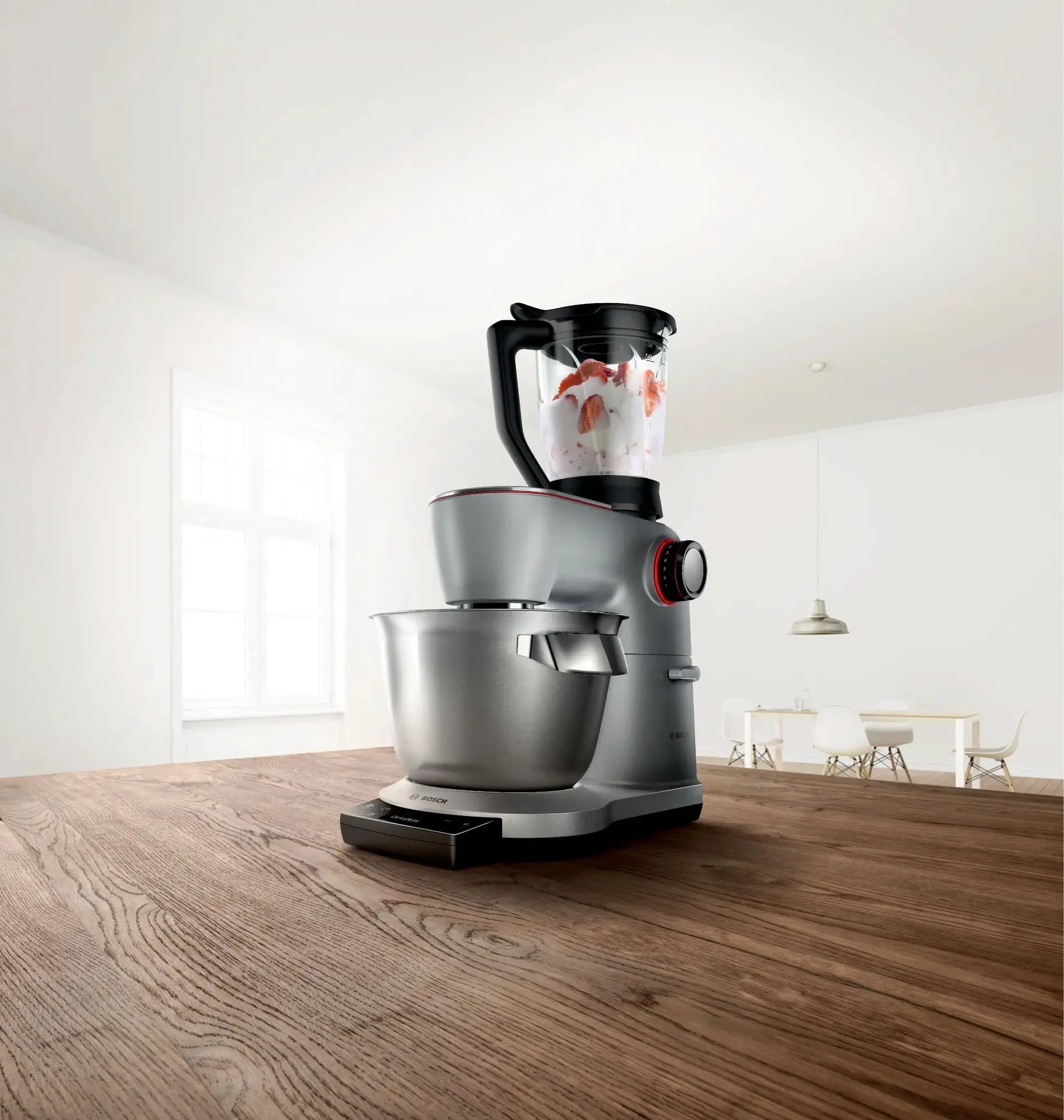 Robot kuchenny Bosch MUM9BX5S61 Z wbudowaną wagą Krajarką w kostkę Inteligentnym czujnikiem pracy