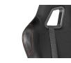Fotel Genesis Nitro 550  - gamingowy - czarny - skóra ECO - tkanina - do 150kg