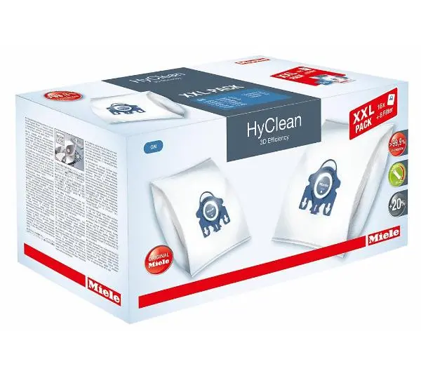 Zdjęcia - Akcesorium do odkurzaczy Miele HyClean 3D typ G/N XXL-Pack 16szt. + 8 filtrów 