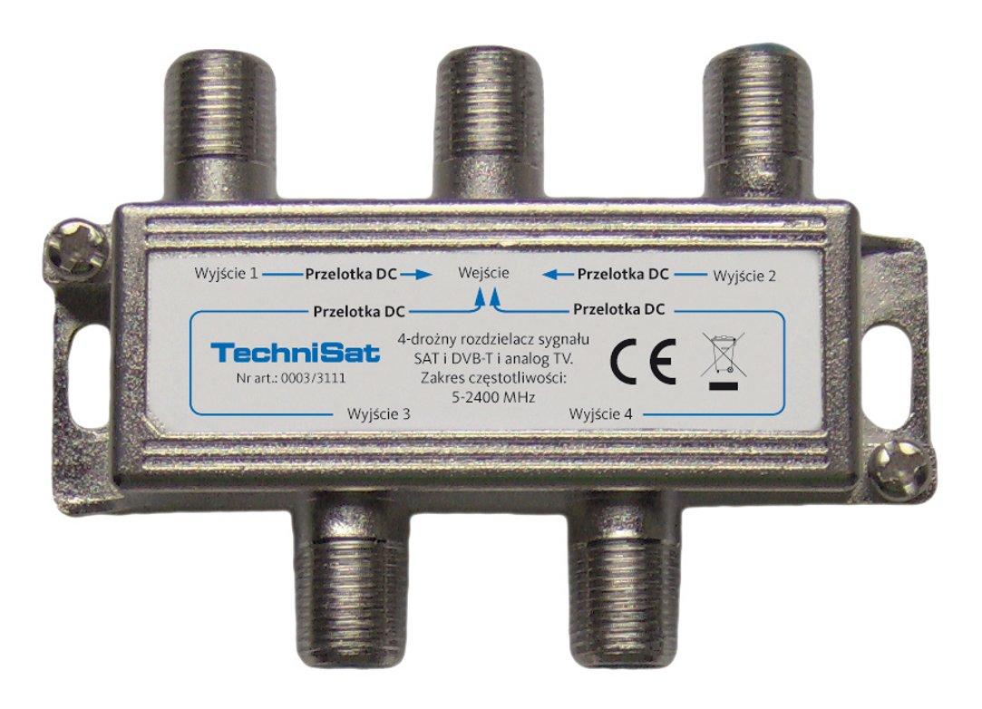 Rozdzielacz TechniSat 0003/3111 rozdzielacz CE 4 S/T HD