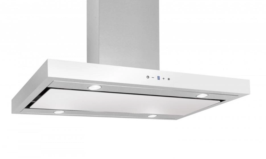 Okap Akpo WK-9 Isla Feniks Glass 120 Biały