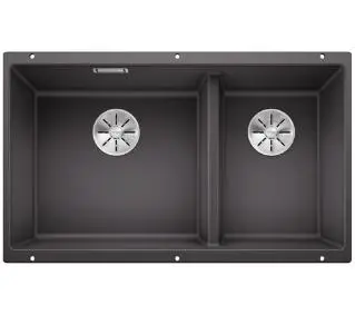 Blanco SUBLINE 430/270-U 523152 Komora z lewej strony Granitowy Szarość skały - Kup na Raty - RRSO 0%