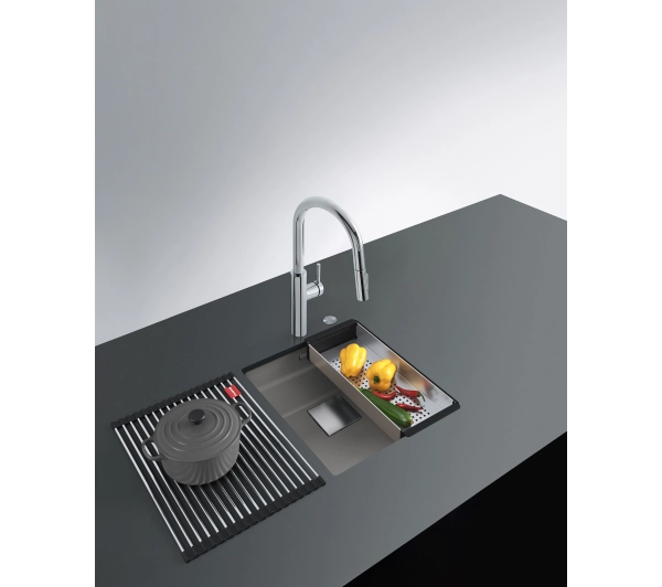 Franke Kanon KNG 110-37 Granitowy Kamienny szary - DRUGI -30%, ALBO 4-TY -80% - Kup na Raty - RRSO 0%