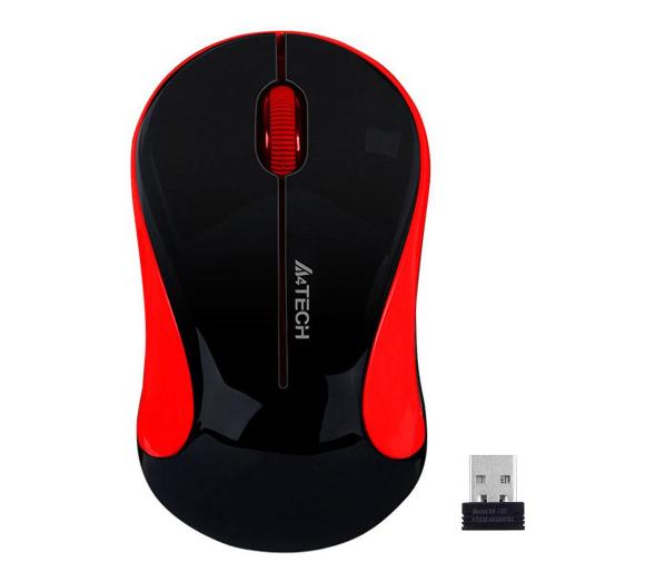 mysz komputerowa A4tech V-TRACK G3-270N-1 (czarno-czerwona)