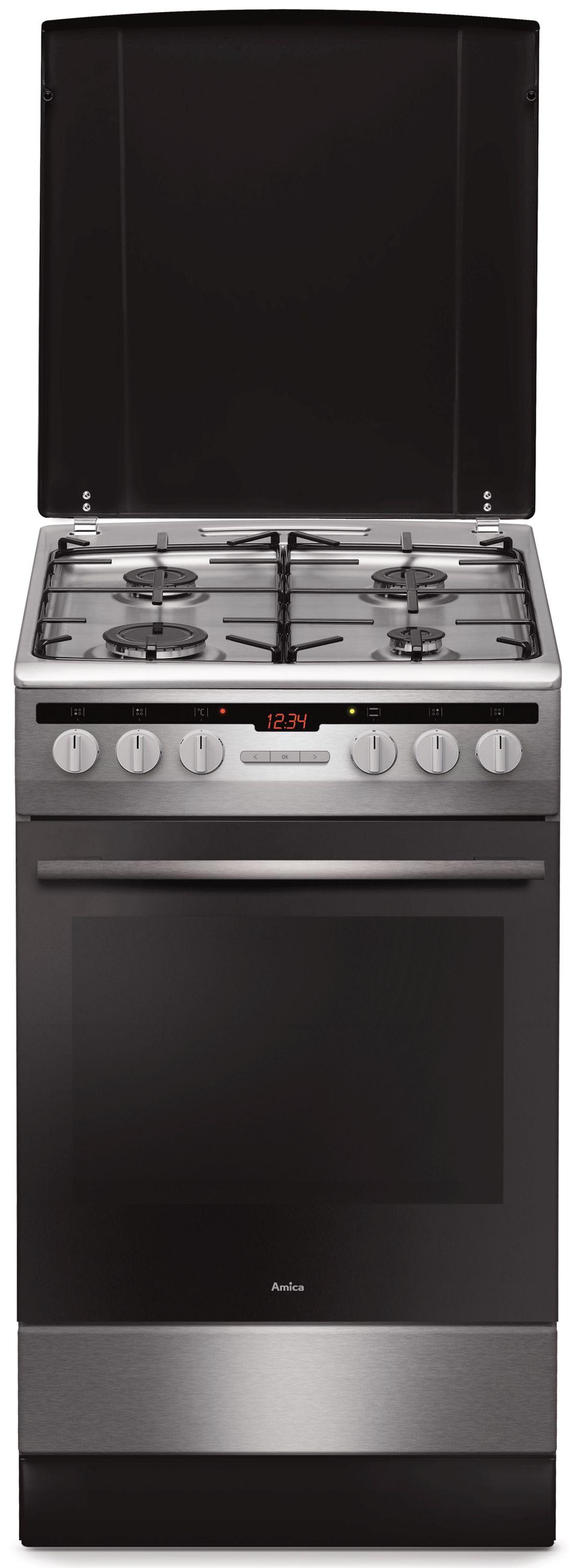 Kuchnia gazowo-elektryczna Amica 57GEH2.33HZPTADPSCAI(XX) - termoobieg