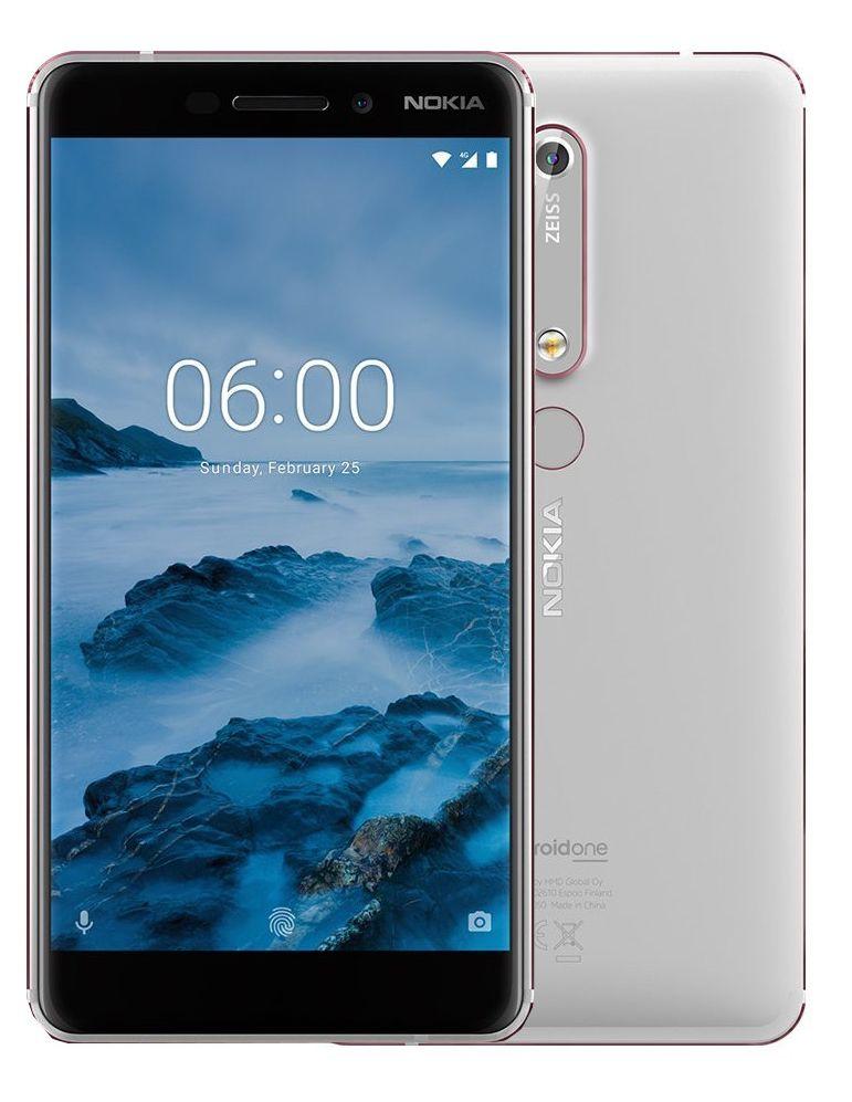 Smartfon Nokia 6.1 Dual Sim - 5,5" - 16 Mpix - biały