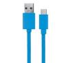 Xqisit Cotton Cable USB C 3.0-USB A (niebieski)